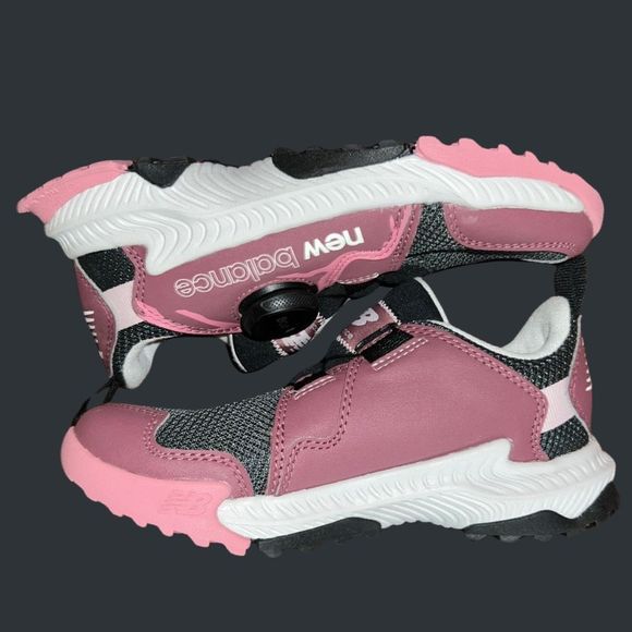 NWOB Toddler New Balance DynaSoft Trail Magic BOA Washed Burgundy Black Size 12 - Picture 3 of 7